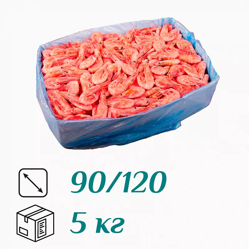 Фотография продукта Креветки северные гренландия 90/120